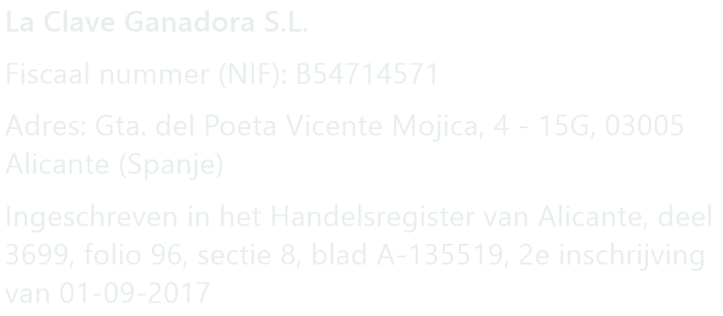 Identificatiegegevens van de eigenaar van de website